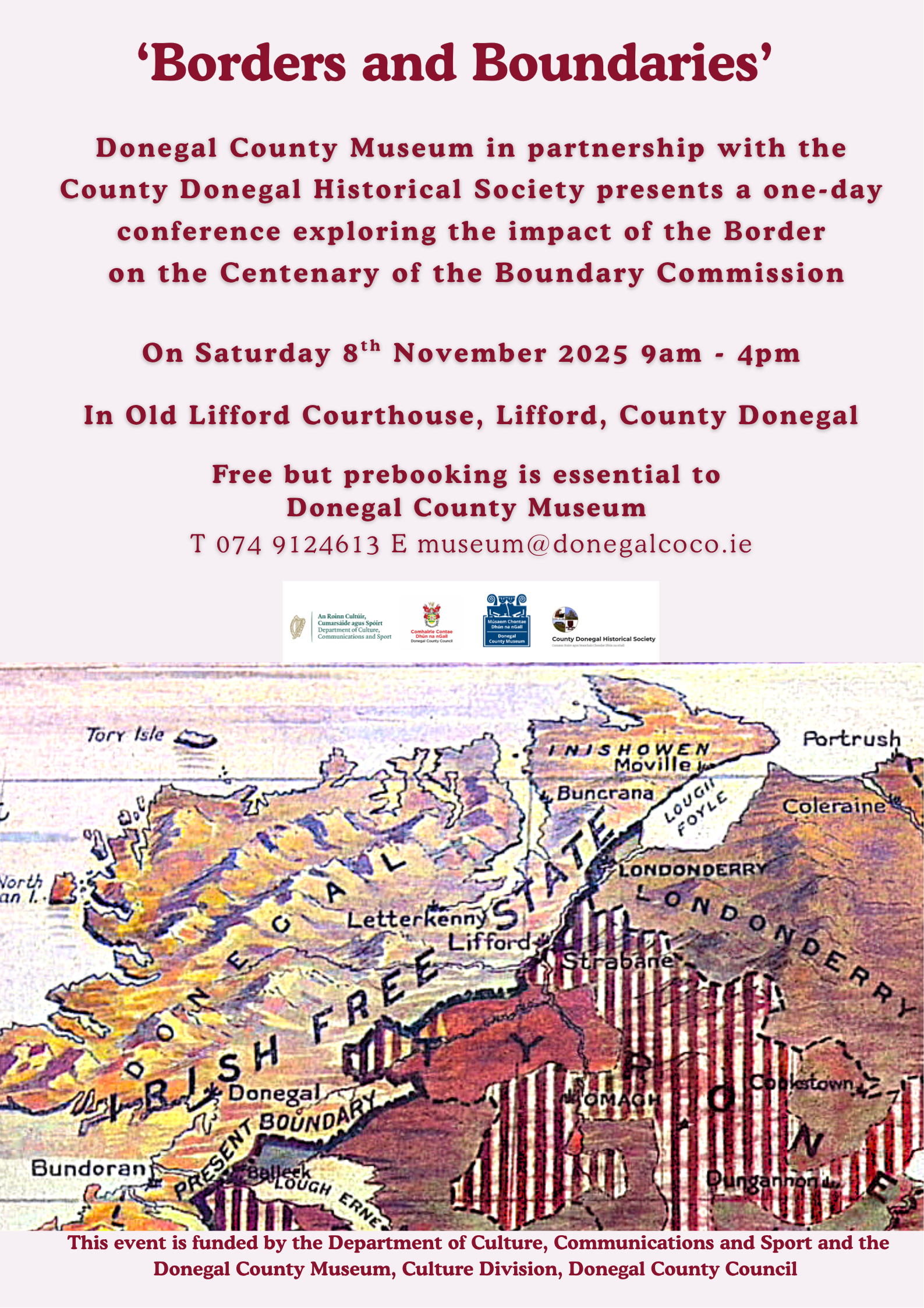 ‘Borders & Boundaries’  The Boundary Commission 100 Years – a Commemorative Conference